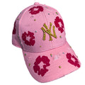 “Denim Tearz Pink Snapback”